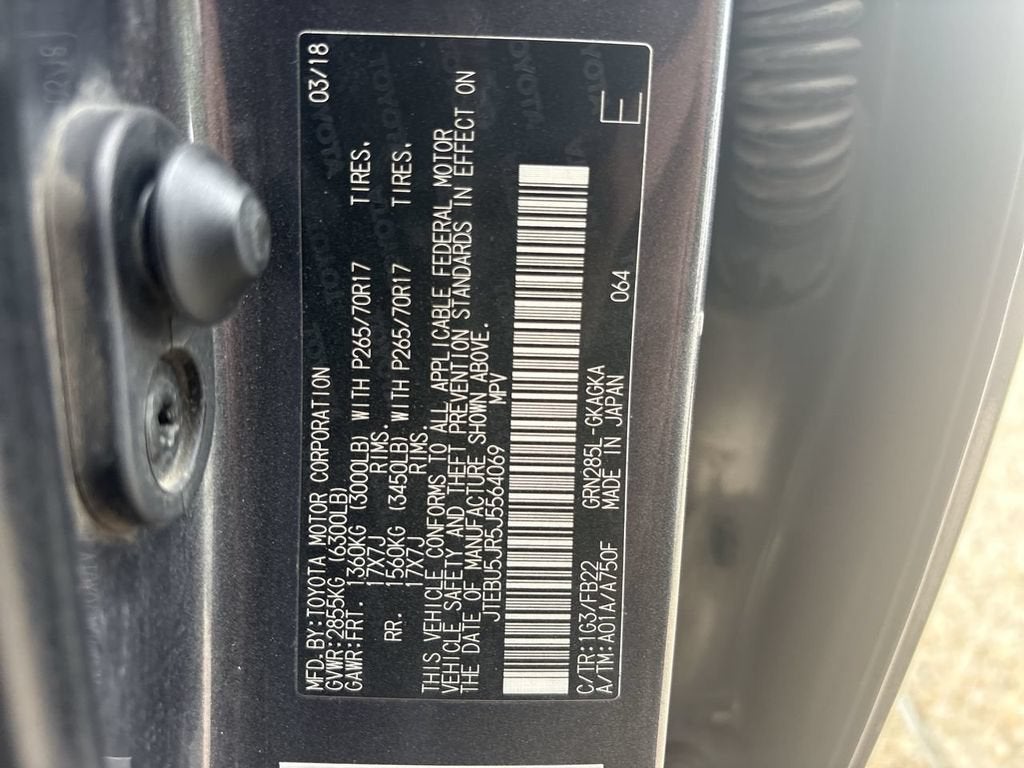 2018 Toyota 4Runner SR5